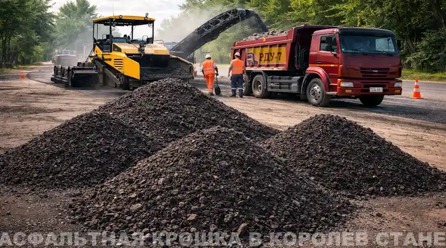 Продажа асфальтовой крошки с доставкой в Королёв Стан Минского района