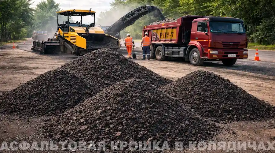 Продажа асфальтовой крошки с доставкой в Колядичи Минского района