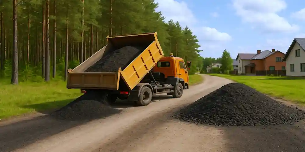 Доставка асфальтной крошки и асфальтогранулята в Королёв Стан Асфальтная крошка, асфальтогранулят самосвалами в Королёв Стане