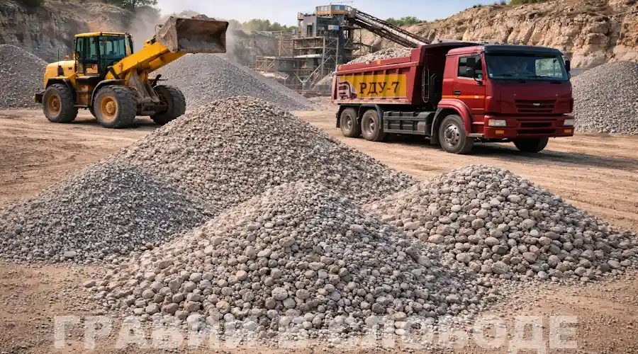 Гравий в Слободе