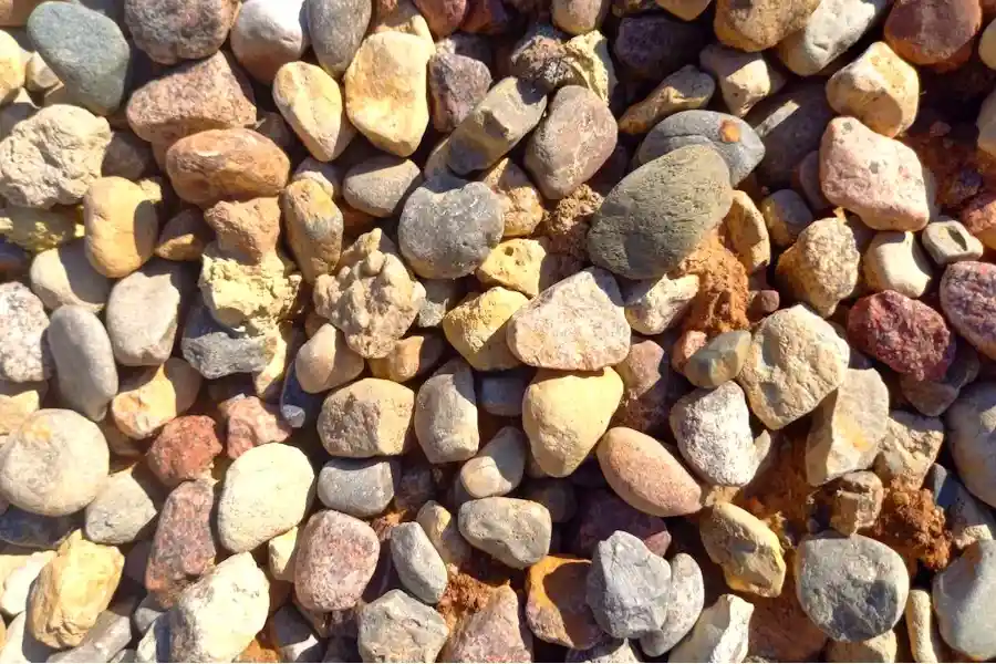 Фото гравия фракции 20-70 мм в деталях
