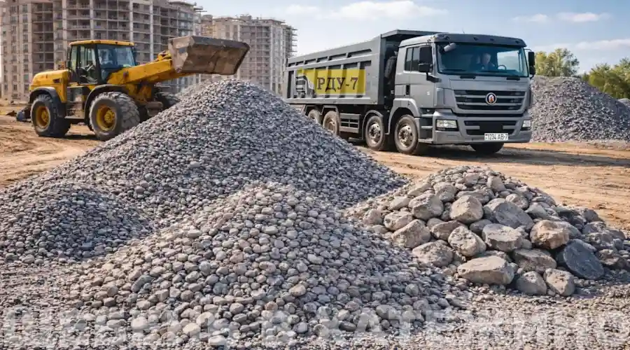 Купить щебень в агрогородке Хатежино Минского района - вторичный, гранитный, гравийный, известковый - доставка самосвалами