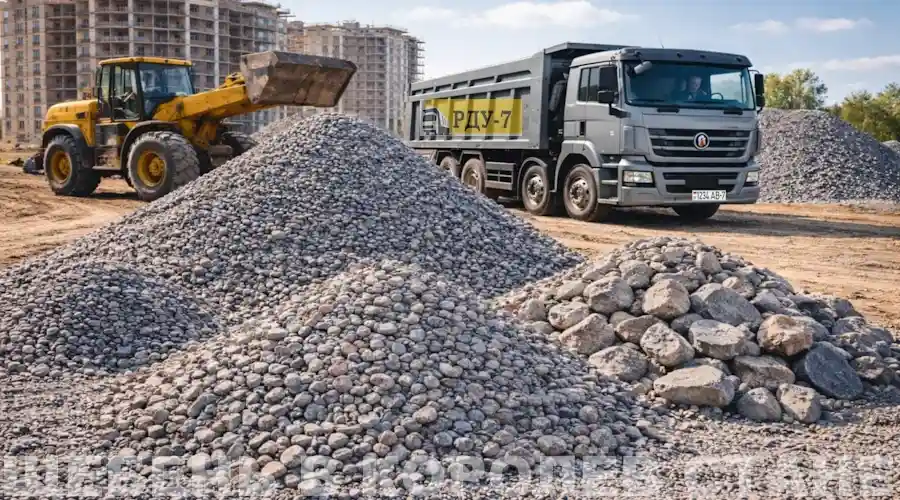 Купить щебень в аг. Королёв Стан Минского района - вторичный, гранитный, гравийный, известковый - доставка самосвалами