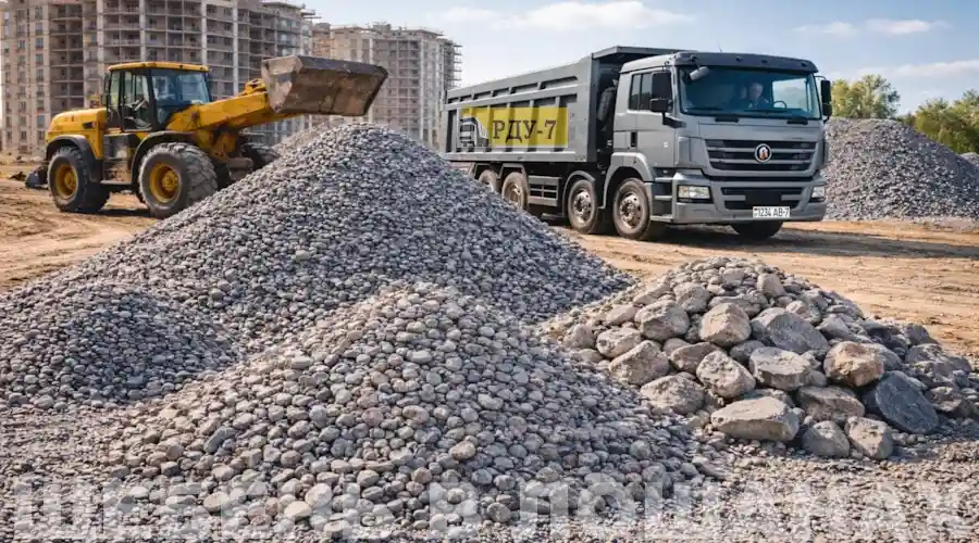 Купить щебень в аг. Лошаны Минского района - вторичный, гранитный, гравийный, известковый - доставка самосвалами