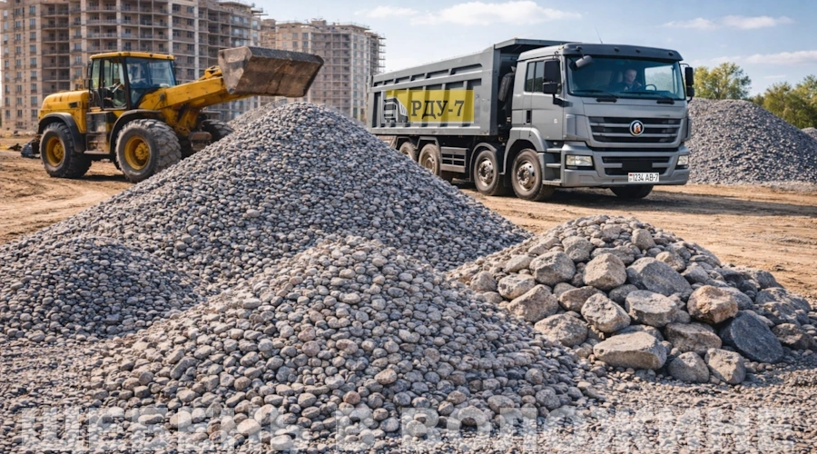 Купить щебень в Воложине и по Воложинскому району Минской области - вторичный, гранитный, гравийный, известковый - доставка самосвалами