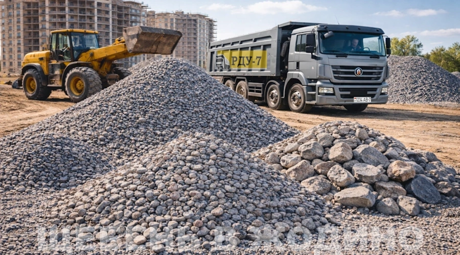 Купить щебень в Жодино Минской области - вторичный, гранитный, гравийный, известковый - доставка самосвалами