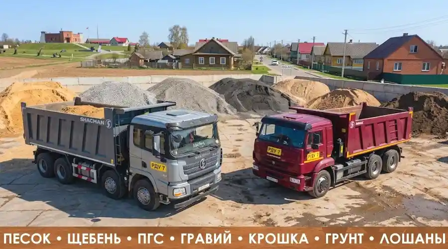 Сыпучие материалы в Лошанах
